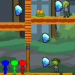 StickMan Bros Vs Zombies